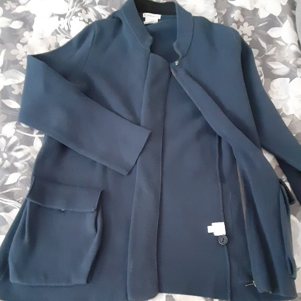 J Crew - CREWCUTS 100% cotton navy cardigan jacket kids size 12